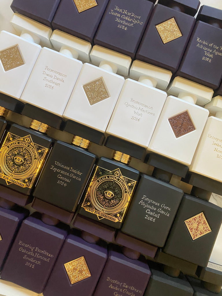 Personalized Engraved Bottles for Initio Parfums Privés’ Seminar Awards