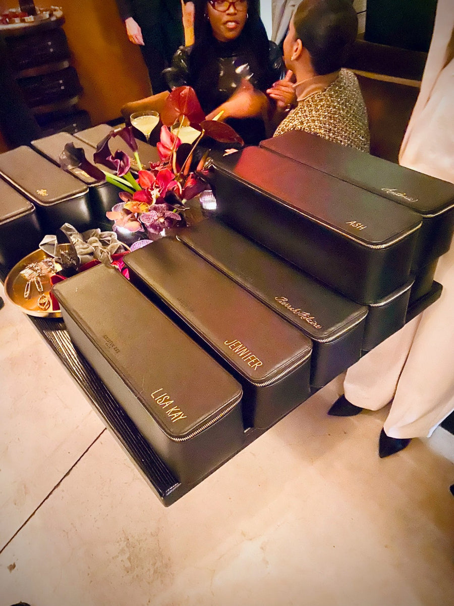 Guests attending the Kristin Ess Hair product launch in NYC featuring a luxury beauty brand activation.